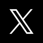 new 2023 twitter logo X icon design