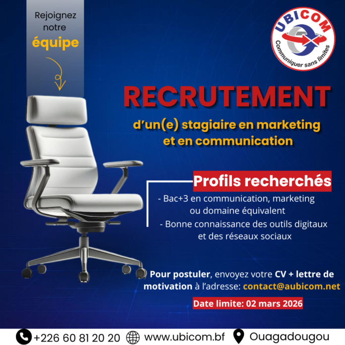 Recrutement UBICOM 1